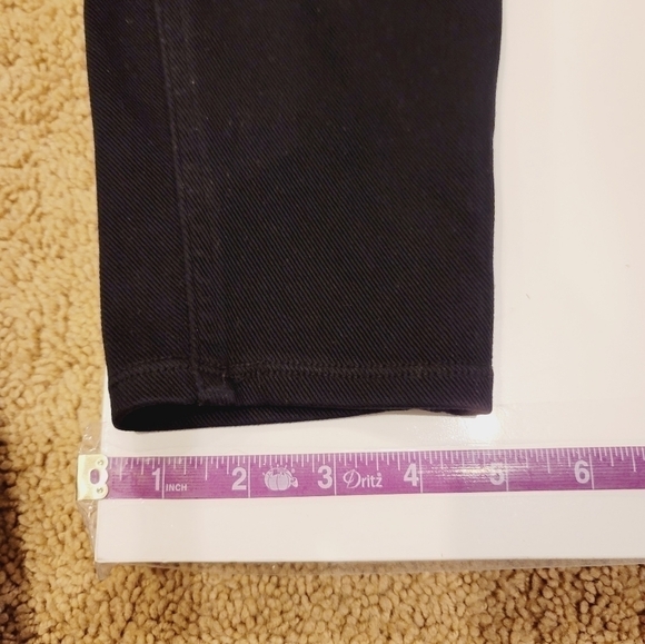 SPANX BLACK RIBBED PULL ON LEGGINGS, SZ LARGE - Picture 14 of 16